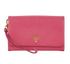 Prada Wristlet Wallet, &pound;220, Accessories, Pink, Leather, Front view